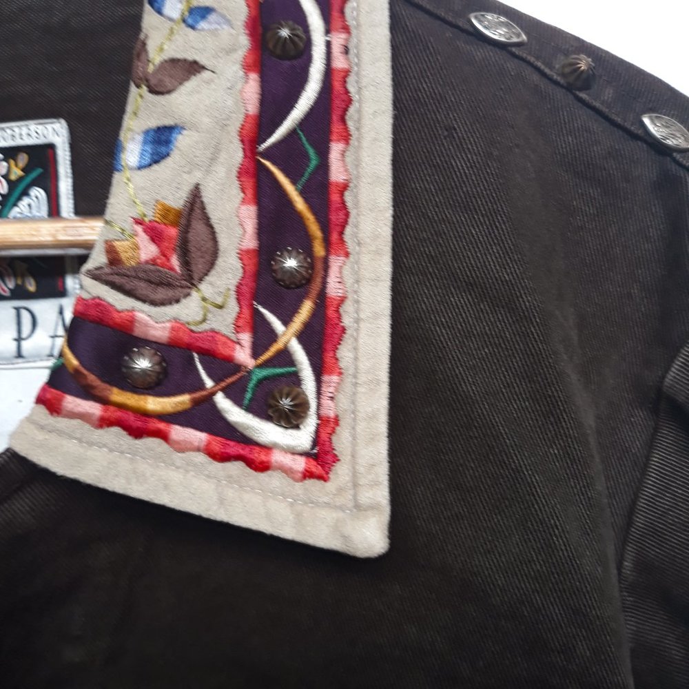 Vintage HAIRSTON ROBERSON Ropa Jean Jacket - Picture 3 of 4